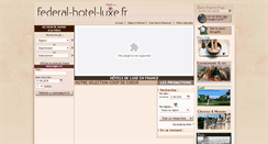 Desktop Screenshot of federal-hotel-luxe.fr