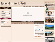 Tablet Screenshot of federal-hotel-luxe.fr